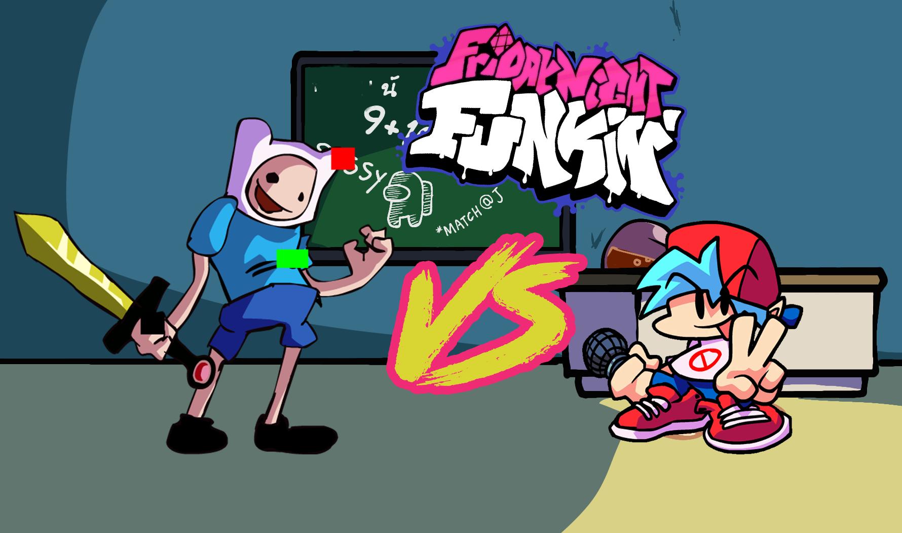 Learning with Pibby in FNF MOD - VS Finn The Human [Friday Night Funkin']  [Works In Progress]